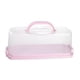 thumbnail image 1 of Caja De Pan Rectangular Multiusos Para Guardar Alimentos, Ideal Para Acción De Gracias, Cumplea?os, Picnic, Color Rosa, 1 of 5