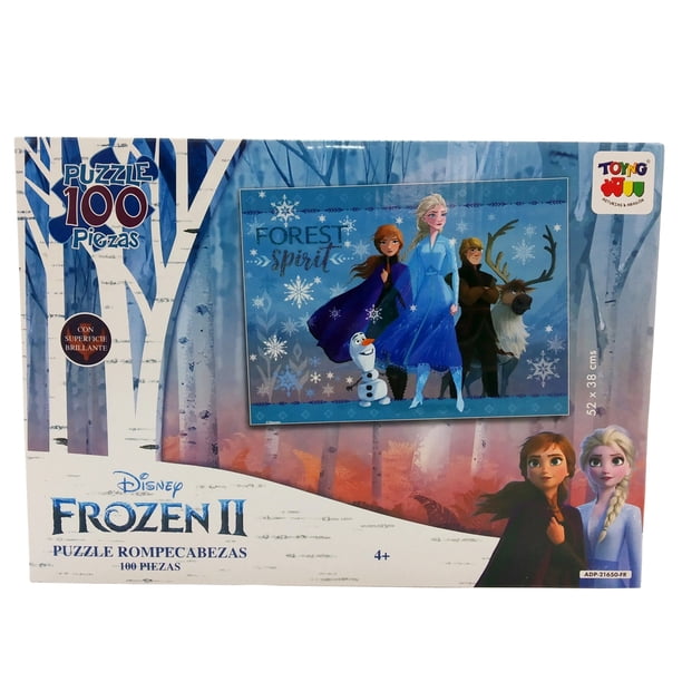 FROZEN PUZZLE 100 PIEZAS GLITTER | Lider