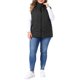 thumbnail image 2 of Chaleco acolchado sin mangas con cremallera y cuello alto para mujer de talla grande Agnes Orinda, ligero, cálido, casual, con bolsillos, L Negro, 2 of 6