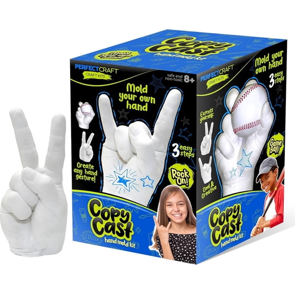 Kit de vaciado de manos Perfect Craft Copy Cast para niños de 13+ años
