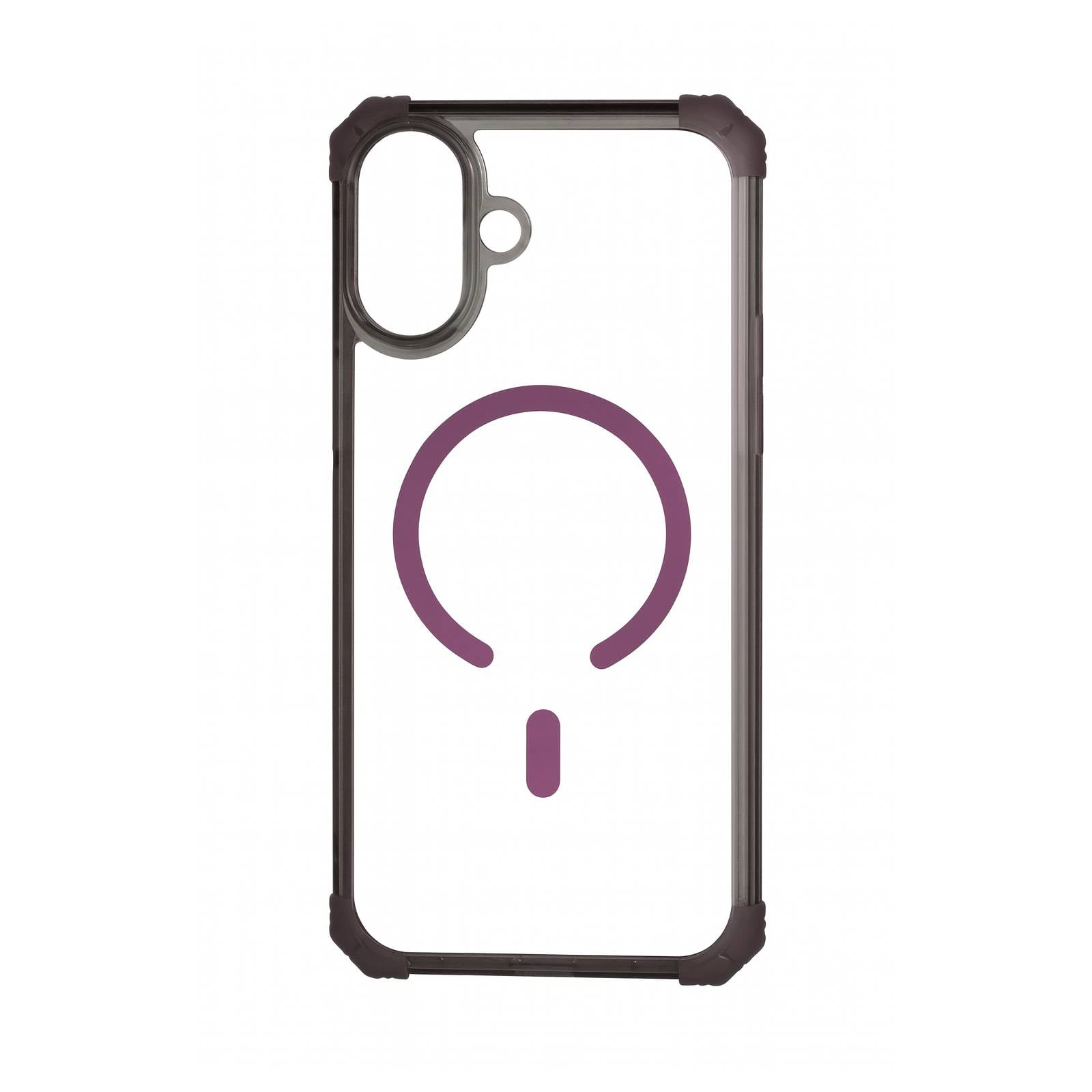 Joigo - Carcasa Antishock Clear Para Iphone 17 Magsafe Lila