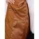 thumbnail image 5 of INSPIRE CHIC Chalecos de Abrigo para Mujer Cuello Alto Chaleco Acolchado con Cremallera Marrón Silla XS, 5 of 7