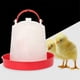 thumbnail image 3 of Bebedero de plástico para pollos, con asa, para gallinas, codornices y gallinas enanas (1 kg), 3 of 5