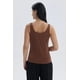 thumbnail image 3 of Polera Mujer Rib Hebilla Café Oscuro, 3 of 4