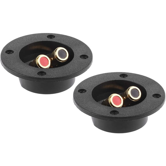 Caja de altavoz Terminal Cup BLUECELL, 1 par, 3 pulgadas, chapada en oro