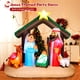 thumbnail image 3 of Pesebre inflable FunFanso 213 cm con luces LED, 3 of 6