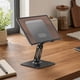 thumbnail image 5 of Soporte Tablet Giratorio 360° Acero Carbono Negro 11,3x11,3x20 cm, 5 of 6