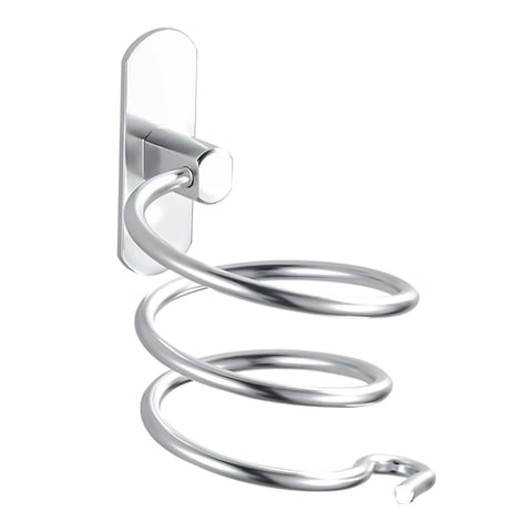 Magideal - Soporte Giratorio Para Secador De Pelo De Baño, Práctico, De Fácil Instalación, Estante Para Secador De Pelo De Montaje En Pared Para Decoración Del Argén