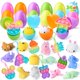 thumbnail image 1 of Huevos de Pascua precargados JOYIN, 24 unidades, con llaveros con mochi y burbujas, 1 of 9
