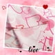 thumbnail image 3 of Mantel redondo impermeable rosa con corazones SuQKXCo, 152 cm, 3 of 7