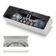 thumbnail image 5 of House of Cards Estuche Rígido para Gafas de Cuero PU Protector con Forro de Felpa Premium Suave para Hombres y Mujeres, 5 of 6
