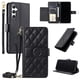 thumbnail image 1 of Funda tipo billetera FOXDOCK para Samsung Galaxy S25 Plus – Tapa abatible con correa para mujer, 1 of 5