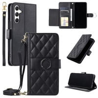 Funda Tipo Billetera Foxdock Para Samsung Galaxy S25 Plus – Tapa Abatible Con Correa Para Mujer