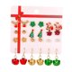 thumbnail image 5 of Pendientes De Moda Conjunto De Regalo De Reno Copo De Nieve De Aro Para Campana De Amigo De Fiesta De Navidad, 5 of 5