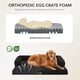 thumbnail image 2 of Cama ortopédica impermeable para perros Casa Paw 91x69 cm negra, 2 of 9