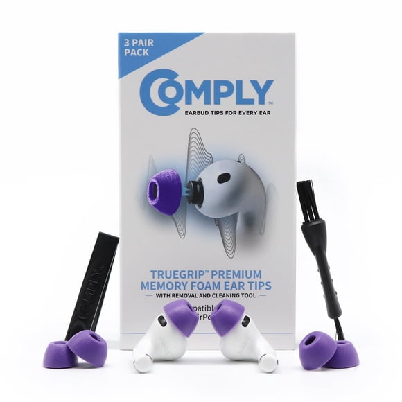 Almohadillas COMPLY TrueGrip de espuma viscoelástica - paquete de 3