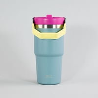 Botella Insulada Con Mango 590Ml Flask Keep Celeste