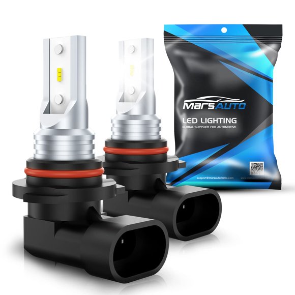 Bombilla LED antiniebla Marsauto H10 9145 6000 K, color blanco frío (paquete de 2)