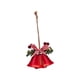 thumbnail image 5 of Campana De Navidad Hecha A Mano Linda Para Decoración Del árbol De Navidad Para Porche Guirnalda De Navidad 2 Campana De Trompeta Roja, 5 of 5
