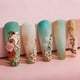 thumbnail image 2 of Nail Stickers Embossed 5D Embossed Retro Nail Art Stickers,Angel Flower Wings Manicure Decals, 2 of 2