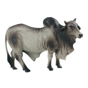 Magideal - Simulación Vacas Juguetes Figuras Aprendizaje Educación Juguete Granja Animal Juguetes Playset Modelo De Ganado Para Estantería Gabinete Decoración De , Gris F-1Pc