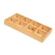 thumbnail image 1 of Caja De Almacenamiento De Madera Dividida, Bandeja Con Compartimentos Versátiles Para Joyería, Artesanías, Madera, 1 of 5