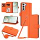 thumbnail image 1 of Funda Billetera para Samsung Galaxy S22 5G, Cuero Sintético con Cierre, Naranja, 1 of 6