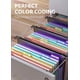thumbnail image 5 of Carpeta colgante ThinkTex de 7 bolsillos negra (paquete de 6), 5 of 6