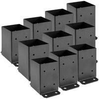 Valla De Madera Post Base Vevor De 4 X 4 Pulgadas (Interior 9,1 X 9,1 Cm)