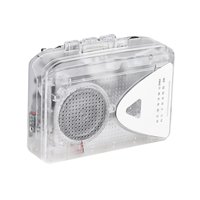 Bothyi - Reproductor De Cassette Portátil Fácil De Usar Con Auriculares Transparente Radio Am Fm