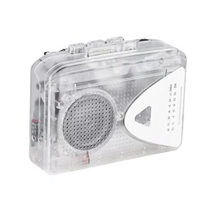 Bothyi - Reproductor De Cassette Portátil Fácil De Usar Con Auriculares Transparente Radio Am Fm