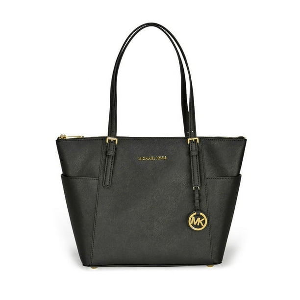 Cartera Michael Kors Jet Set Bolso Tote de Cuero Saffiano con