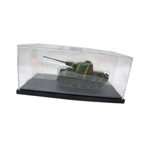 Magideal - Modelo De Tanque 1/72, Decoración De Escritorio, Colecciones De Simulación, Tanque De Vehículo Con Caja A Prueba De Polvo Para Sala De Estar, Oficina,