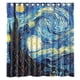 thumbnail image 1 of Cortina de ducha de Doctor Who Starry Night, juego de cortinas de baño con ganchos, tamaño 66 x 72 pulgadas, 1 of 3
