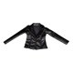 thumbnail image 5 of Pantalones Cortos PU Chaqueta De Cuero Abrigo Para Mu?eca HT Vestir Ropa Accs Negro, 5 of 5