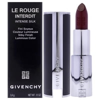 Givenchy - Lápiz Labial De Seda Intenso Le Rouge Interdit - 117 Rouge Erable De Para Mujeres - Lápiz Labial De 0,12 Oz (Recargable)