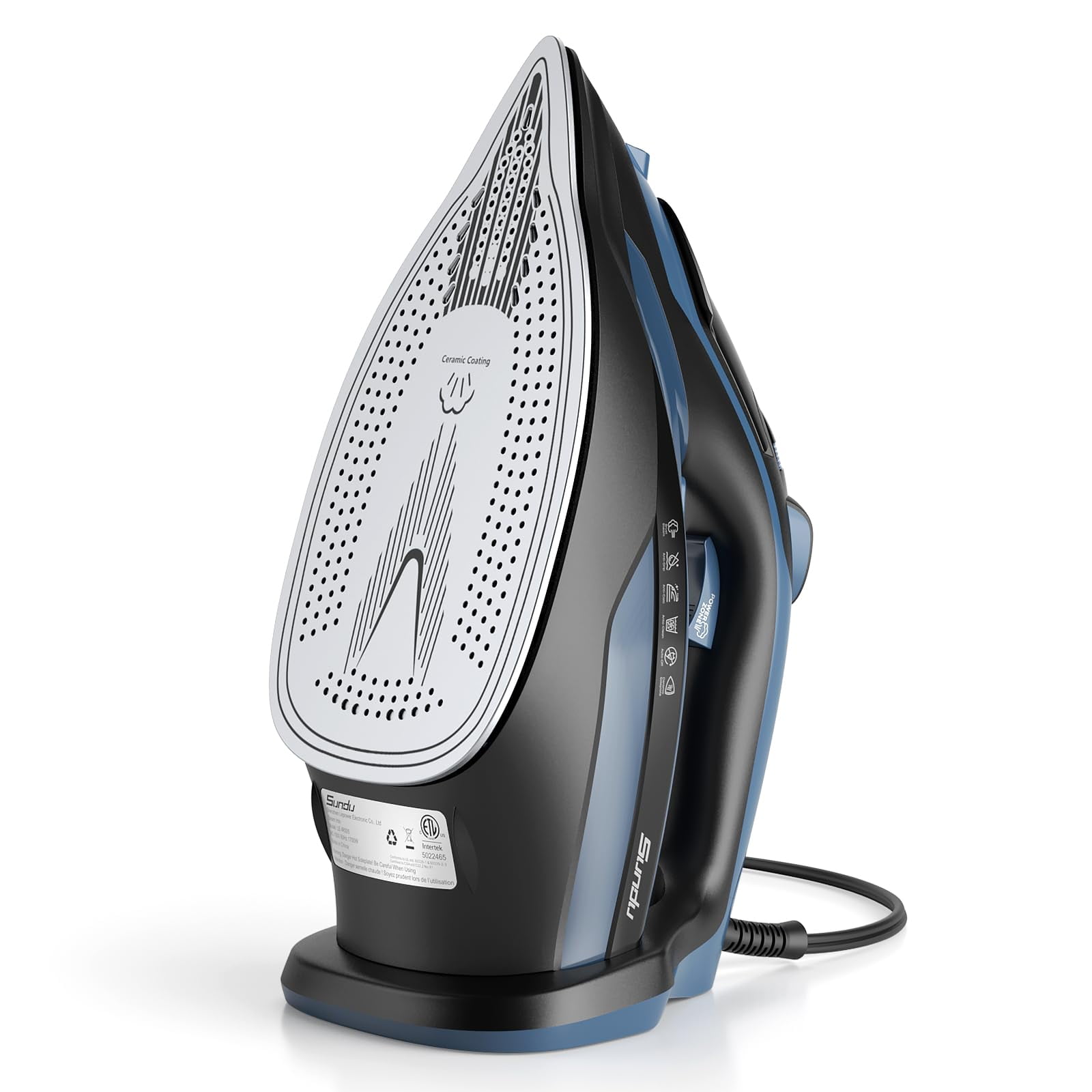 Plancha De Vapor Sundu Rapid Heating - Suela De Cerámica (1700 W), Color Azul