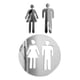 thumbnail image 4 of Letreros De Baño Placa De Identificación Para Restaurante Bar Comercial Blanco, 4 of 5