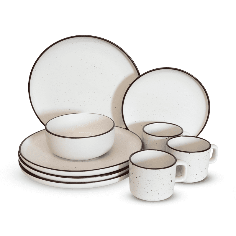 Set 16 Pcs Juego De Vajilla Completo Ceramica Wakeshome Madrid