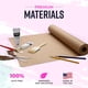 thumbnail image 2 of Papel de embalaje Bryco Goods Brown Kraft de 18 cm x 30 m, 2 of 9