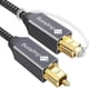 thumbnail image 1 of Cable de audio óptico Supong chapado en oro de 24 quilates, 1,8 m, negro, 1 of 6