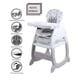 thumbnail image 1 of Silla Escritorio 3 en 1 Para Bebé Panda Gris, 1 of 3