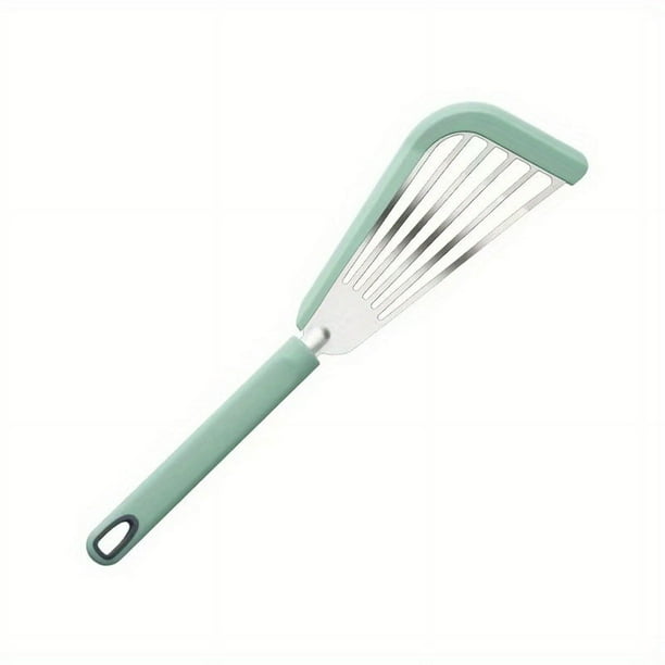 Get your hands on this High Temperature Resistant Food Grade Silicone Fried Fish Shovel with Stainless Steel Steak Stir-fry Shovel and Sauce Holder
