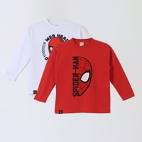 Bipack Polera Manga Larga Niño Spiderman Rojo Marvel