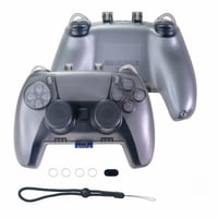 Genérico - Funda Protectora Rígida Transparente Compatible Con El Mando Y Los Accesorios De Playstation 5 Slim - Caja Organizadora Portátil Para Viajes-Negro Transparente