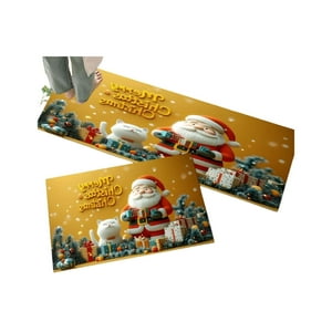 Tengfei - Set De Alfombra Navideña Para La Cocina