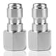 thumbnail image 1 of Acoplador para hidrolavadora CLIO de acero inoxidable 5000 PSI, 1 of 7