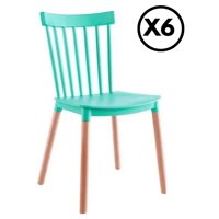Moadchile - Pack 6 Sillas Windsor Mentas