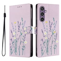 Foxdock Funda Tipo Cartera Para Samsung Galaxy S23 Fe Con Soporte Y Correa – Diseño De Patrones Lindos