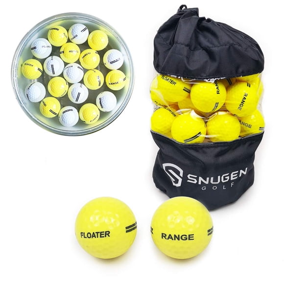 Bolas de Golf SNUGEN Floater para Práctica - Pack de 48